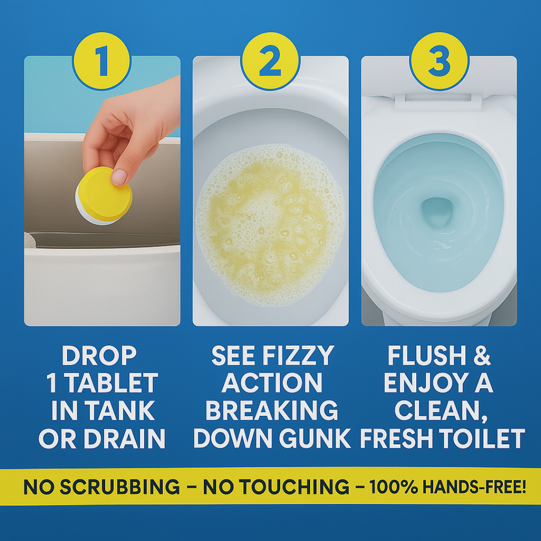 BubbleBlast™ Lemon Toilet Cleaner | BUY 1 GET 1 FREE