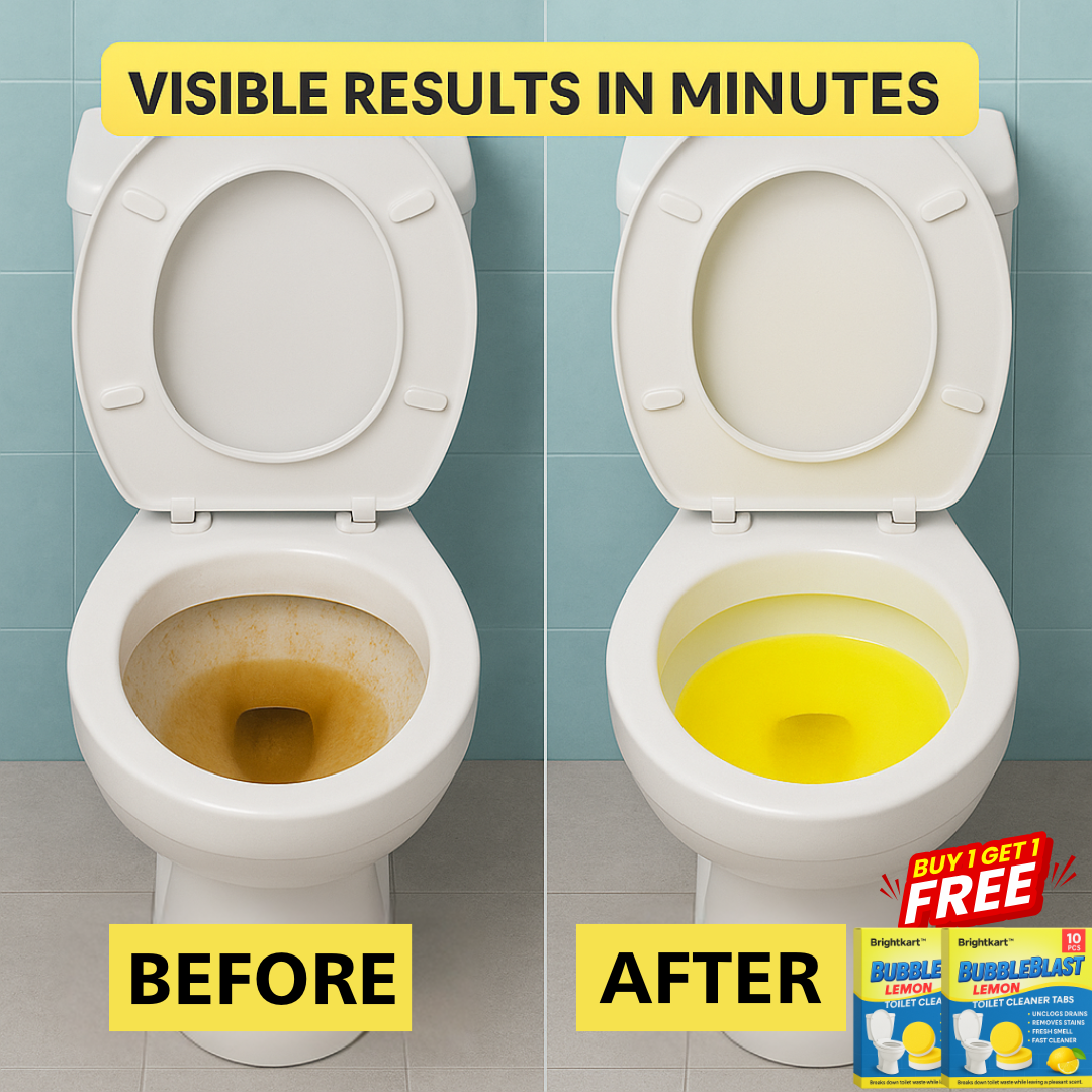 BubbleBlast™ Lemon Toilet Cleaner | BUY 1 GET 1 FREE