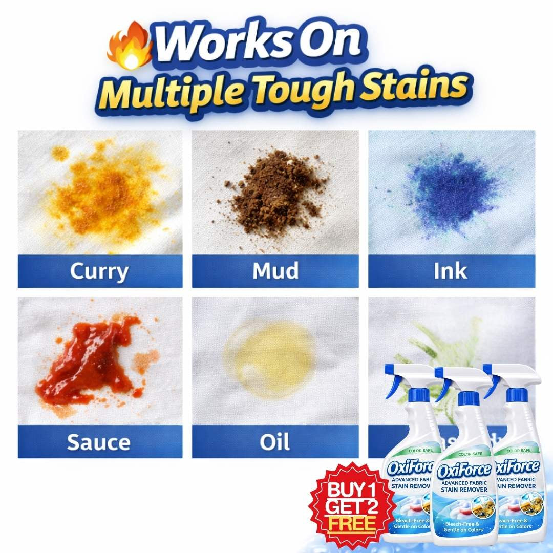 OxiForce Advanced Stain Remover Liquid | Color-Safe | BUY 1 GET 1 FREE!