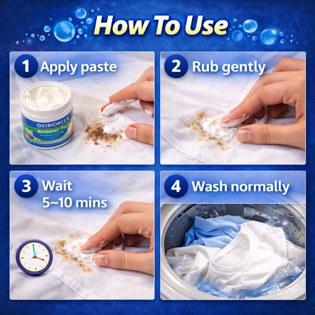 OxiForce Fabric Stain Remover Paste