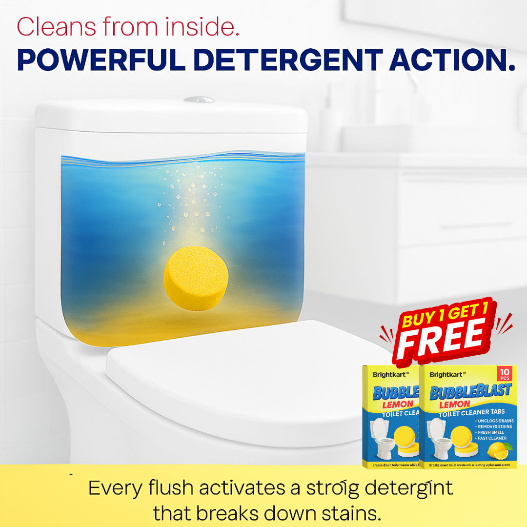 BubbleBlast™ Lemon Toilet Cleaner | BUY 1 GET 1 FREE