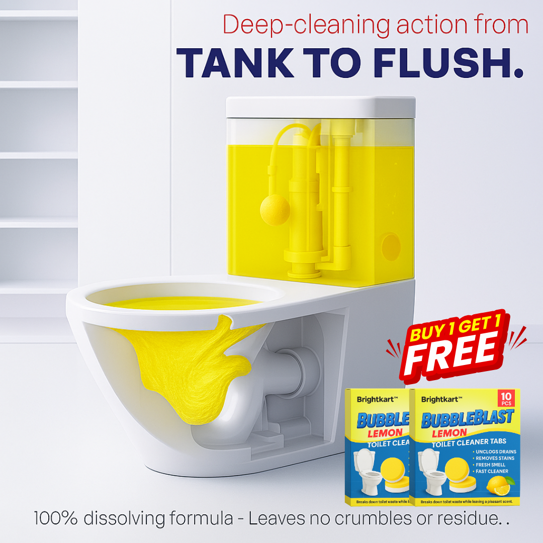 BubbleBlast™ Lemon Toilet Cleaner | BUY 1 GET 1 FREE
