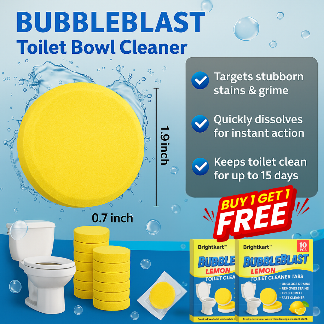 BubbleBlast™ Lemon Toilet Cleaner | BUY 1 GET 1 FREE