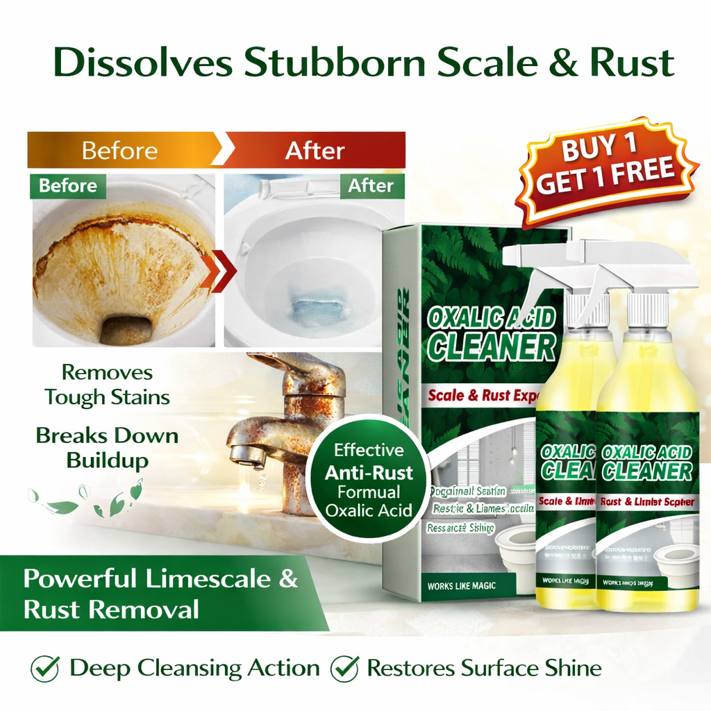 Oxalic Acid Cleaner Scale & Rust Removal Expert | BUY 1 GET 1 FREE!